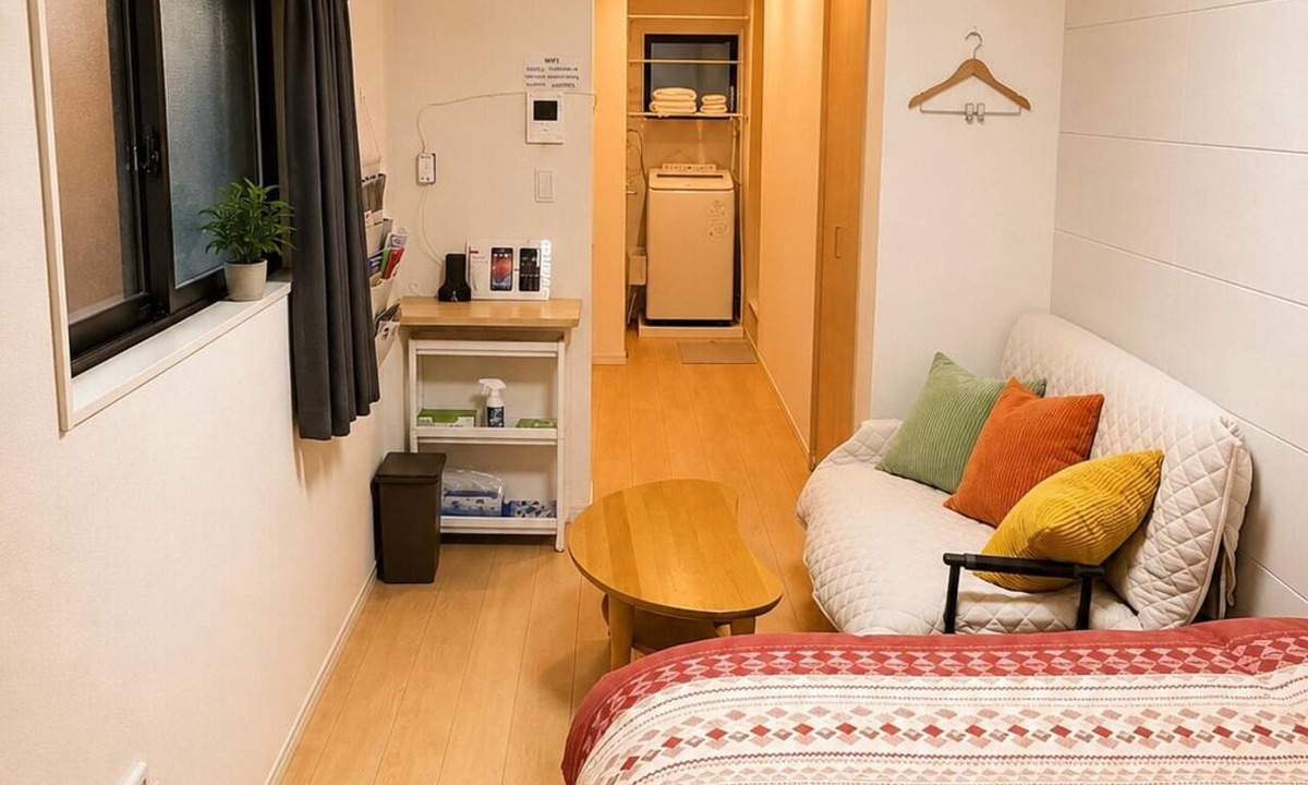 Adachi Apartment | A 10-minute walk from Kameari Station! Easy access to Ginza, the Imperial Palace, Asakusa, and Disney! Free Wi-Fi