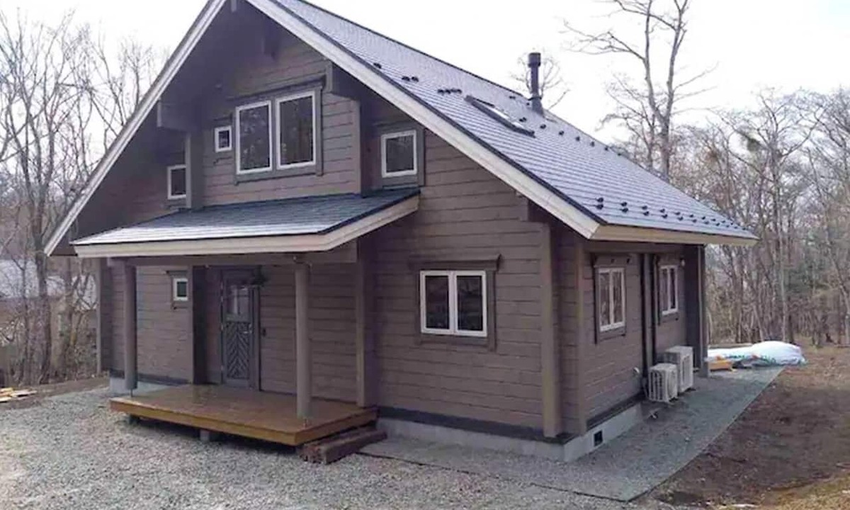 Yamanakako House | BBQ in nature Newly built Finnish log house moi - moi Yamanakako New Finnish log house BBQ possible in nature/Minamitsuru-gun Yamanashi