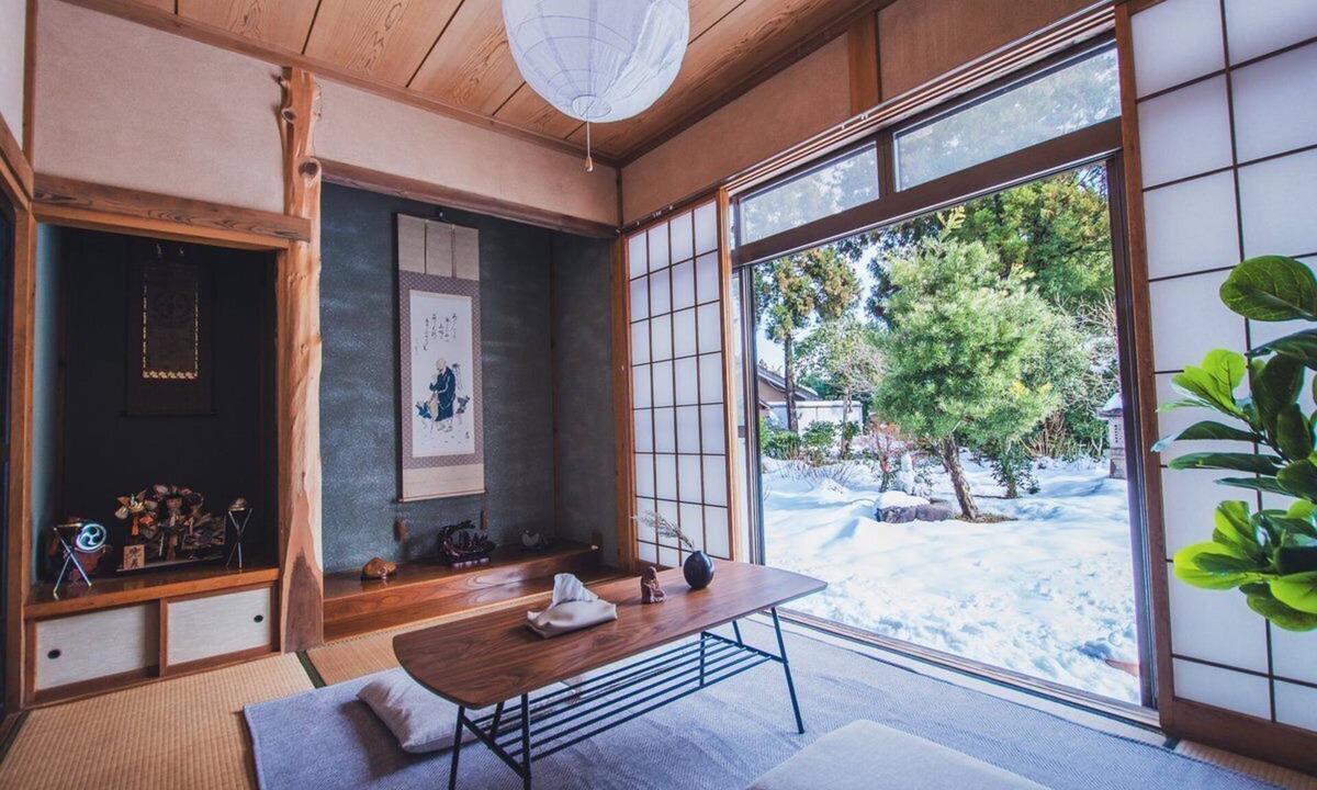 Sado Ski Chalet | Sado/AAHotel Japanese garden, artwork,Four Seasons