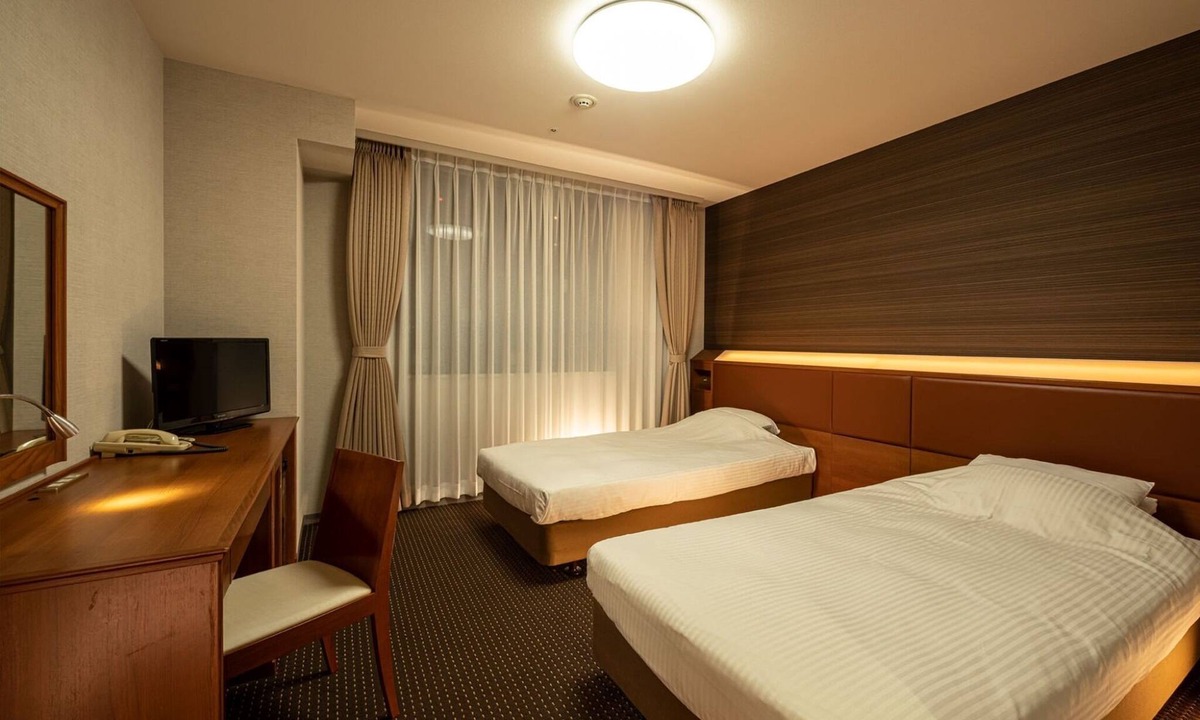 Tennoji Hotel | Twin room Smoking | Stay without meals 3 minut/Osaka Ōsaka