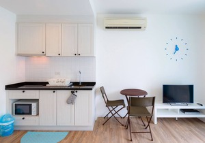 Summer HuaHin 1BR Apt. w GardenView-BAC in Tambon Nong Kae