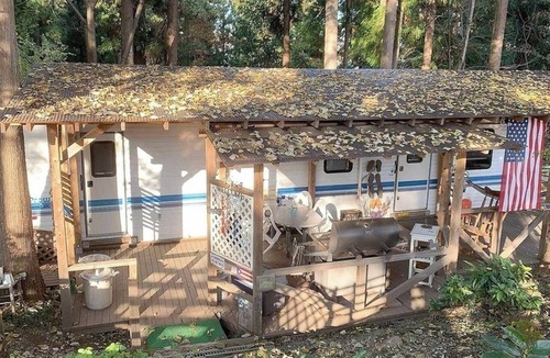 Annaka RV Rental | American Trailer 37F | For 4 people | Free Dog R/Annaka City Gunma