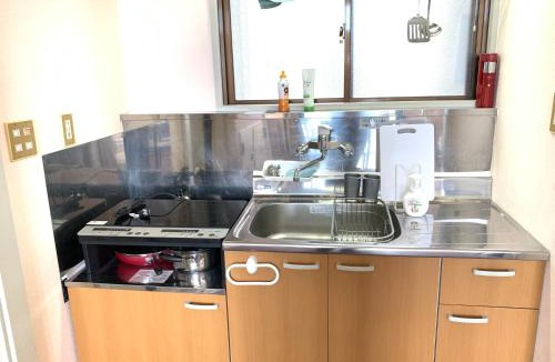Aomori Apartment | Big Stone Tsukuda Spacious 45sqm 2 Semi Double Beds and 2 Futons