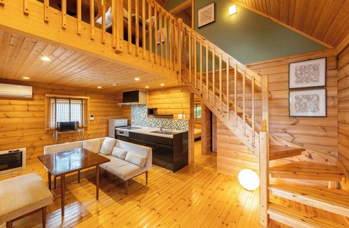 Hokuto House | For 4 people With openair bath Premium log n/North Dublin Yamanashi
