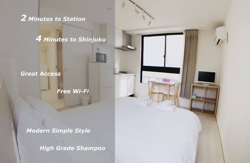 Nishi-Shinjuku Apartment | LA202 東京・新宿の快適なお部屋！どこへ行くにもアクセスしやすく、とても便利な立地です。