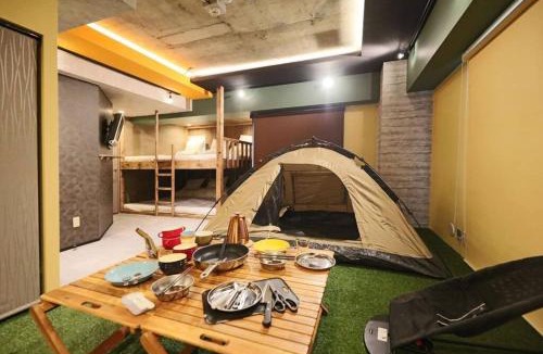 Minami Apartment | MolinHotels506-夏灯路を楽しむ定山渓ステイ-CampRoom