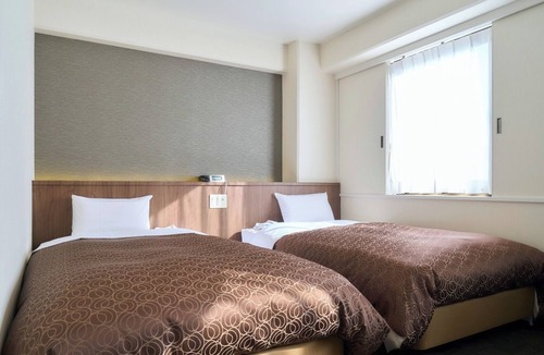 Koka Hotel | Nonsmoking Standard twin with bathroom and toilet Free WiFi/Koka Shiga
