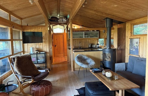 Capital Region Cabin | The Secret Cabin with hot tube in nature reserve close to Reykjavik