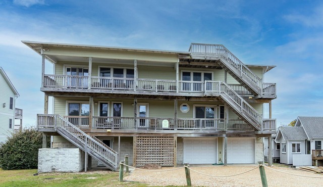 2817 - Aerescape, Soundfront Duck | Hot Tub, Elevator & Sunsets in Duck
