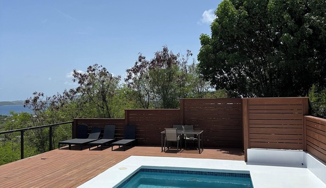 2bed 2 bath with Shared Pool and a View. 7 mins to Cruz Bay! 15 mins to Beaches. in St. John