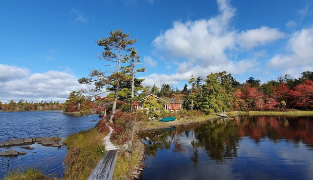 Cottage, Lakefront holiday near Kejimkujik National Park, Bridgewater, Nova Scotia in New Elm