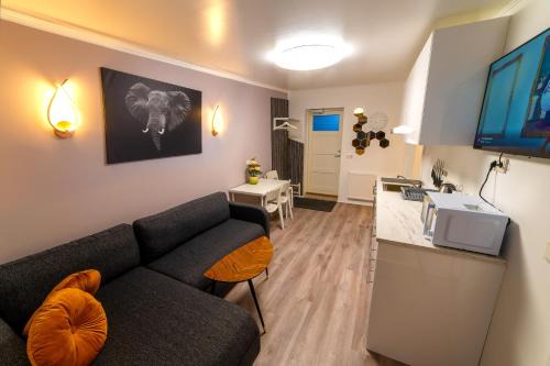 Cozy apartment with a terrace in Reykjavík