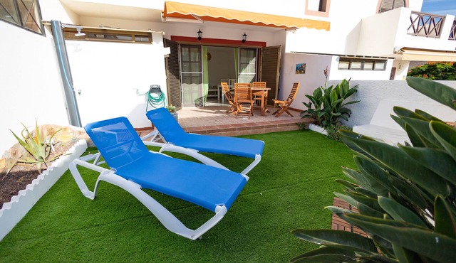Luxurious apartment with garden in Agaete