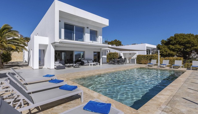 Modern and romantic villa with private pool in Moraira, Costa Blanca, Spain for 6 persons in Moraira