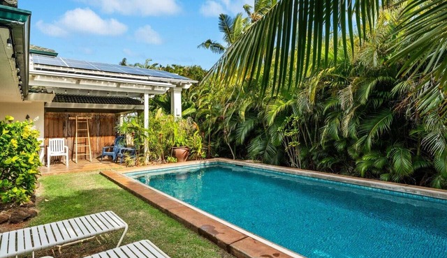 New! Studio Suite Retreat with Pool by Beach w/AC near Hyatt in Koloa