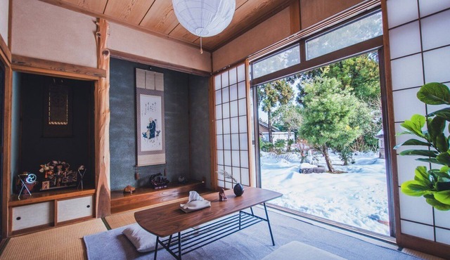 Sado/AAHotel Japanese garden, artwork,Four Seasons
