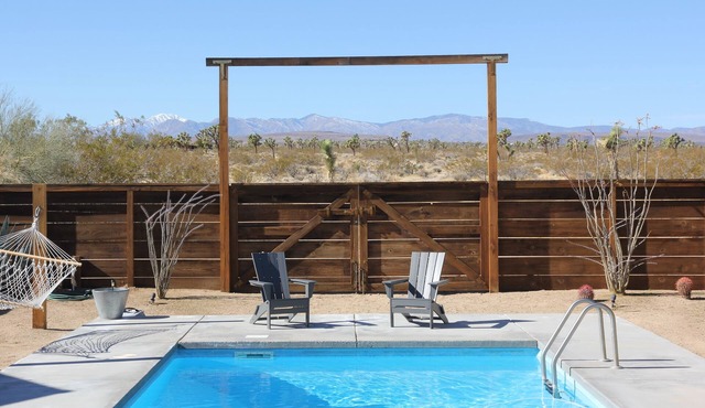 Secluded 20 Acre Retreat with Guest House and Pool/Spa in Joshua Tree