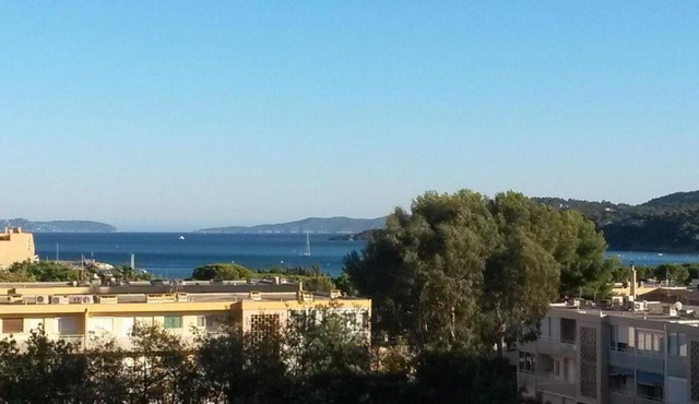 Studio 4 pers. Vue mer panoramique in Bormes-les-Mimosas