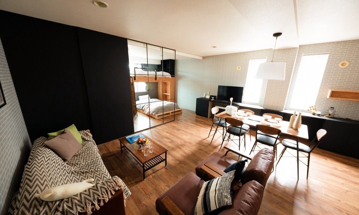 Nishi Apartment | Parking for 1 car Fun for 8 people Bunk bed room/Sapporo Hokkaidō