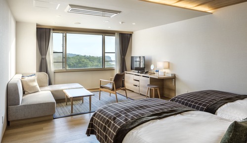 Seaside Natural Twin Room.