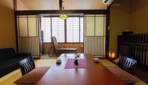 Japanese Style Room with Open-air Bath and Toilet