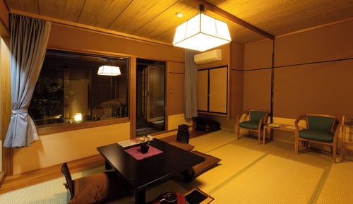 Japanese Style Room with Open-air Bath and Massage Chair