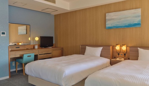 Main Building Ocean View Corner Twin Room, Non-Smoking