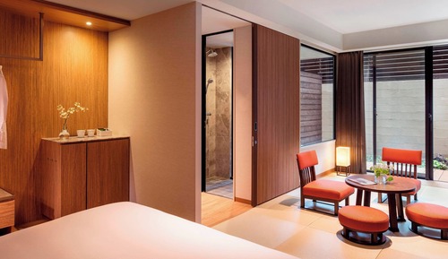 Twin Room, 2 Twin Beds (with Open Air Bath)