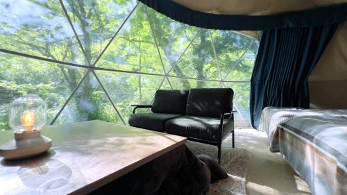 Right Side Glamping Dome