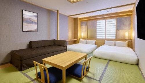 Japanese-Style Room with 2 Double Beds for 2 people - Non-Smoking