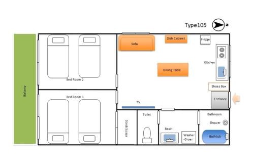 Kashiwa Apartment | HYGGE HOUSE Tabibitonoie - Vacation STAY 61161v