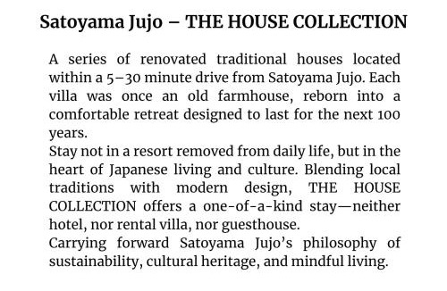 Minamiuonuma Hotel | Satoyama Jujo The House