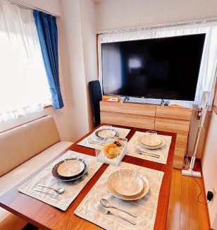 Kashiwa Apartment | Entire貸切 JR北柏駅徒歩2分 HYGGE HOUSE 旅人の家 駐車無料 高速Wi-Fi フルキッチン 洗濯乾燥機 長期滞在 アメニティ完備 上野30分 成田空港60分