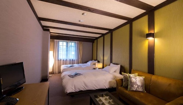 Twin room main building nonsmoking Breakfast i / Kitaazumigun Nagano in Kitaazumigun