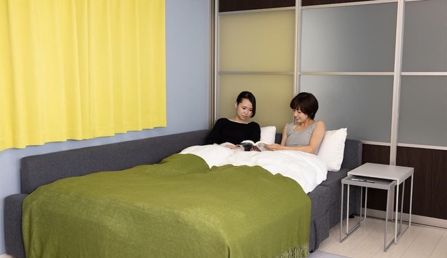 2 bedrooms in the 40 Westernstyle room which can be used by 2 families/Hashima Gifu