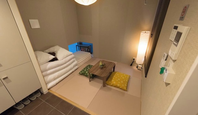 Fare Metallo Hotel Tatami room 401- with AC, WiFi,bath in Nakano, Near Shinjyuku