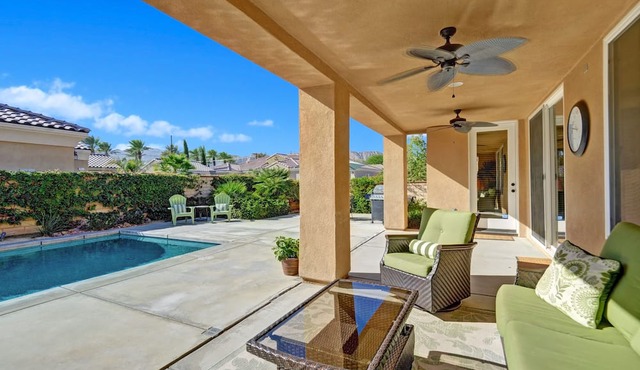 Private Gated Pool/Spa home with mountain views close to everything! in La Quinta