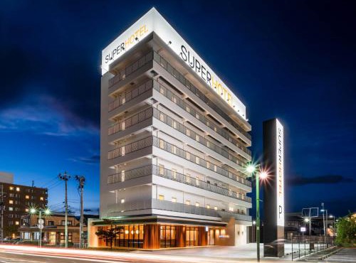 Super Hotel Yamagata Sakurambo-Higashine Station Front